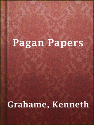 cover image of Pagan Papers